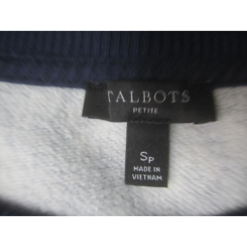 Talbots Shirt Womens Petite Small Floral Design Print Long Sleeve Crew Neck Top - Picture 3 of 8